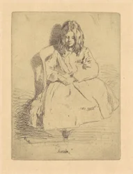 Annie, sentada, 18581859.