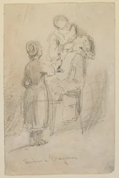 Barbeiro em Mainz, 1858.