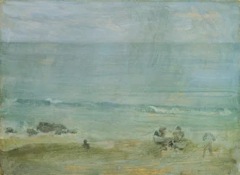 By the Shore, St. Ives (óleo a bordo)