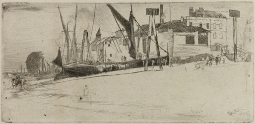 Chelsea Wharf, 1863.