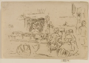 Carrinho de frutas infantil, 1887.