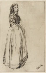 Fumette, em pé, 1859.