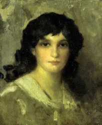 Cabeça de uma jovem, c. 1890.