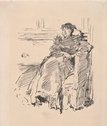 O vestido vermelho, 1894.