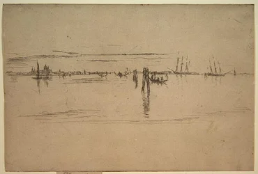 Long Lagoon, c.1879-80 (gravura e tinta de carbono sobre papel)