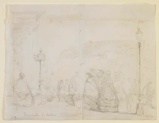 Caminhada em Baden, 1858.