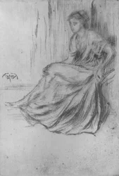 Garota sentada, c1869, 1904