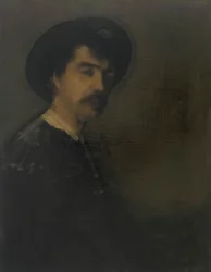 Auto-retrato, 1870-1875.