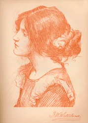 Esboço de uma mulher c1885, 1896