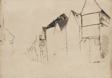 Sketch of Houses, 1858.