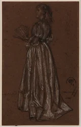 Figura de pé com leque, c. 1873/1876