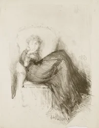 Estudo: Maud Seated, 1878