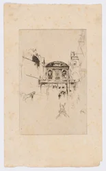Temple Bar, c.1877 (gravura e ponta seca; tinta sobre papel)
