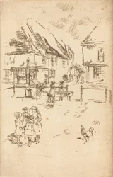 O galo e a bomba, cerca de 1887.