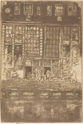 A cortina bordada, 1889.
