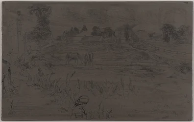 The Landscape with the Horse, 1859.