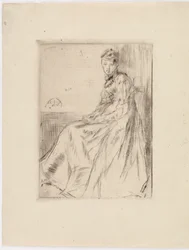 A Carta Matilde, sentada, 1873.