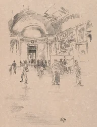A Galeria Longa, Louvre, 1894.