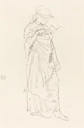 O romance: menina lendo, c. 1889.