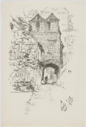Casa do Padre, Rouen, 1894-95 (litografia sobre papel)