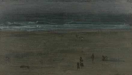 O Mar e a Areia, 1884.