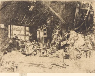 A ferraria, c. 1880.