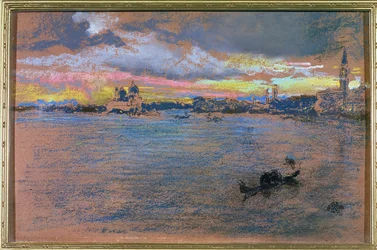 A tempestade - por do sol, 1880