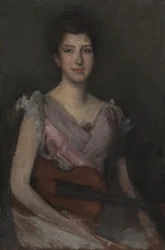 The Violin Player, c.1894 (óleo sobre tela)