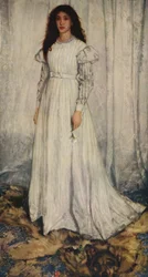 A rapariga de branco, 1862