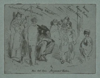 Página de título de Twelve Etchings from Nature, 1858.