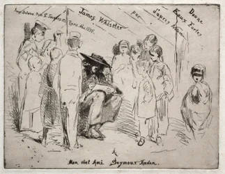 Doze gravuras da natureza: página de título - Delauney Sketching, 1858.
