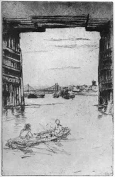 Sob a ponte velha de Battersea, 1879 1904.