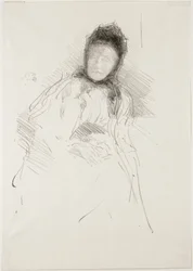 Esboço inacabado de Lady Haden, 1895