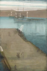 Porto de Valparaíso, 1866.