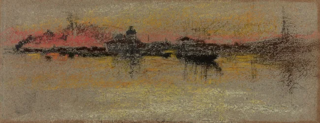 Veneza: Nascer do Sol no Rialto, 1880.