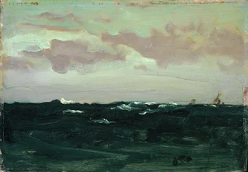 Violet e Blue: Entre os Rolos, c.1893 (óleo sobre painel)