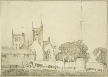 Igreja de Santo Agostinho (lápis sobre papel)