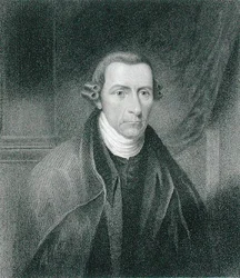 Patrick Henry (1736-99) gravado por Edward Wellmore (fl.1835) (gravura)