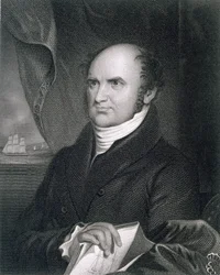Levi Woodbury, gravado por Robert E. Whitechurch (1814-c.83)