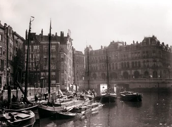 Barcos de canal, Roterdã, 1898.