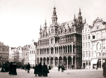 Praça do mercado, Bruxelas, 1898.