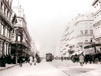 Cena de rua, Bruxelas, 1898.