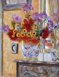 Flores no salão, Chateau de Nanteuil