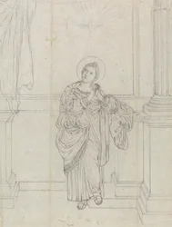 Santa Agnes (depois de Domenichino)