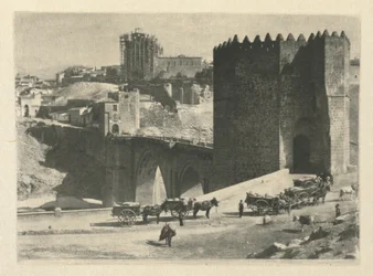 Trabalho de câmera: Ponte de St. Martin - Toledo, 1914.