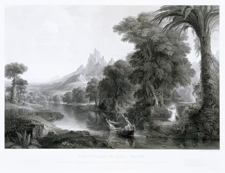 A Viagem da Vida - Juventude, c. 1855 (gravura)