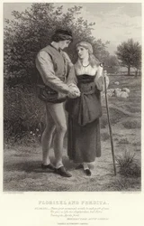 Florizel e Perdita, conto dos invernos, ato IV, cena III