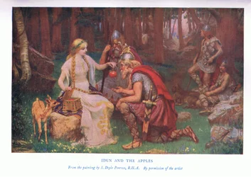 Idun e as maçãs, década de 1920