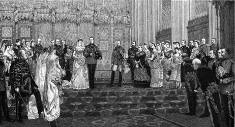 Casamento do duque e da duquesa de Albany, 27 de abril de 1882, 1900