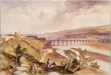 Berwick em cima de Tweed (wc em papel de wove)